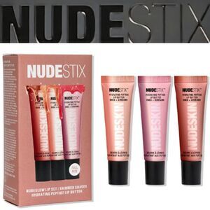 NUDESTIX Nudeglow Lip Set Hydrating Peptide Lip Butter